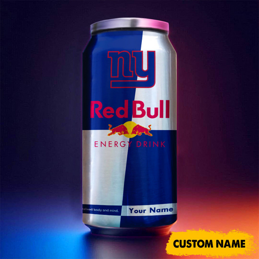 NYG x NFL Mix RedB Drink Can Tumbler Custom Any Name DATND TANTD