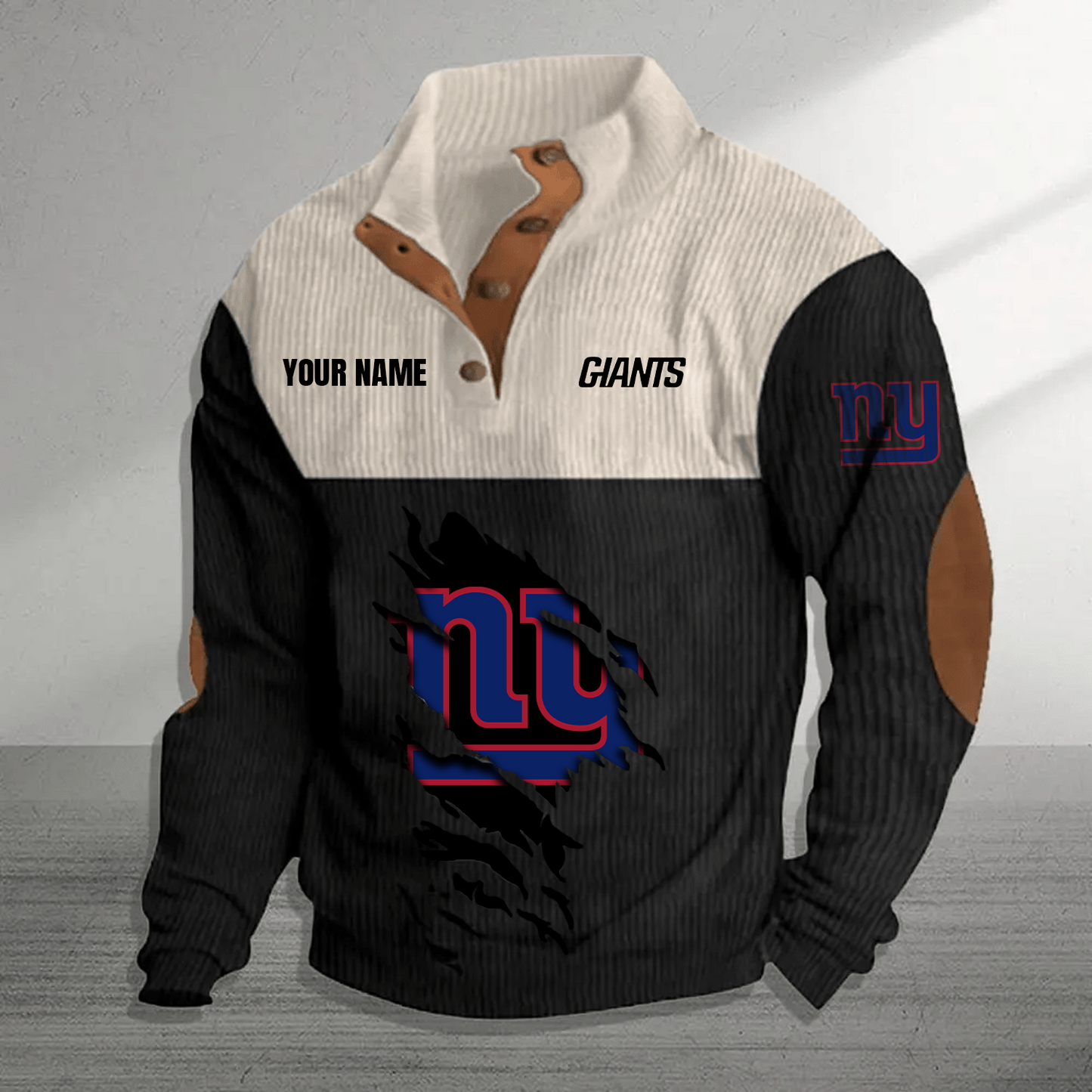 NYG x NFL Premium Personalized Game-Day Pullover DATND TANTD