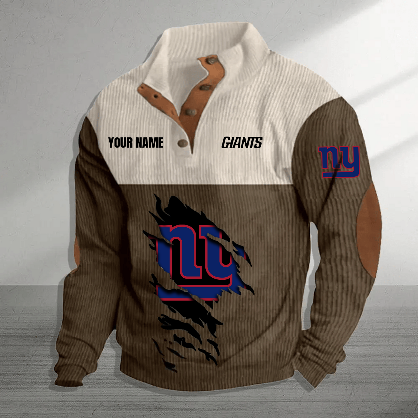 NYG x NFL Premium Personalized Game-Day Pullover DATND TANTD