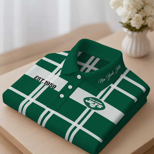 NYJ Premium NFL Polo Shirt DatND DVT