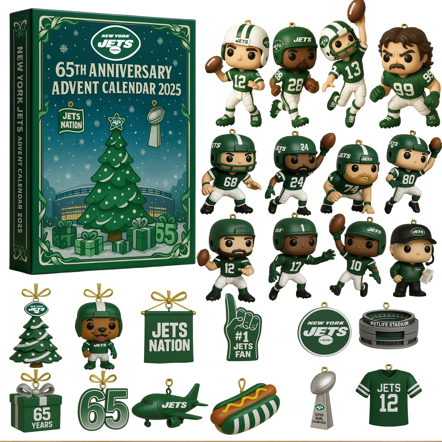 NYJ x NFL Anniversary Advent Calendar DATND TANTD