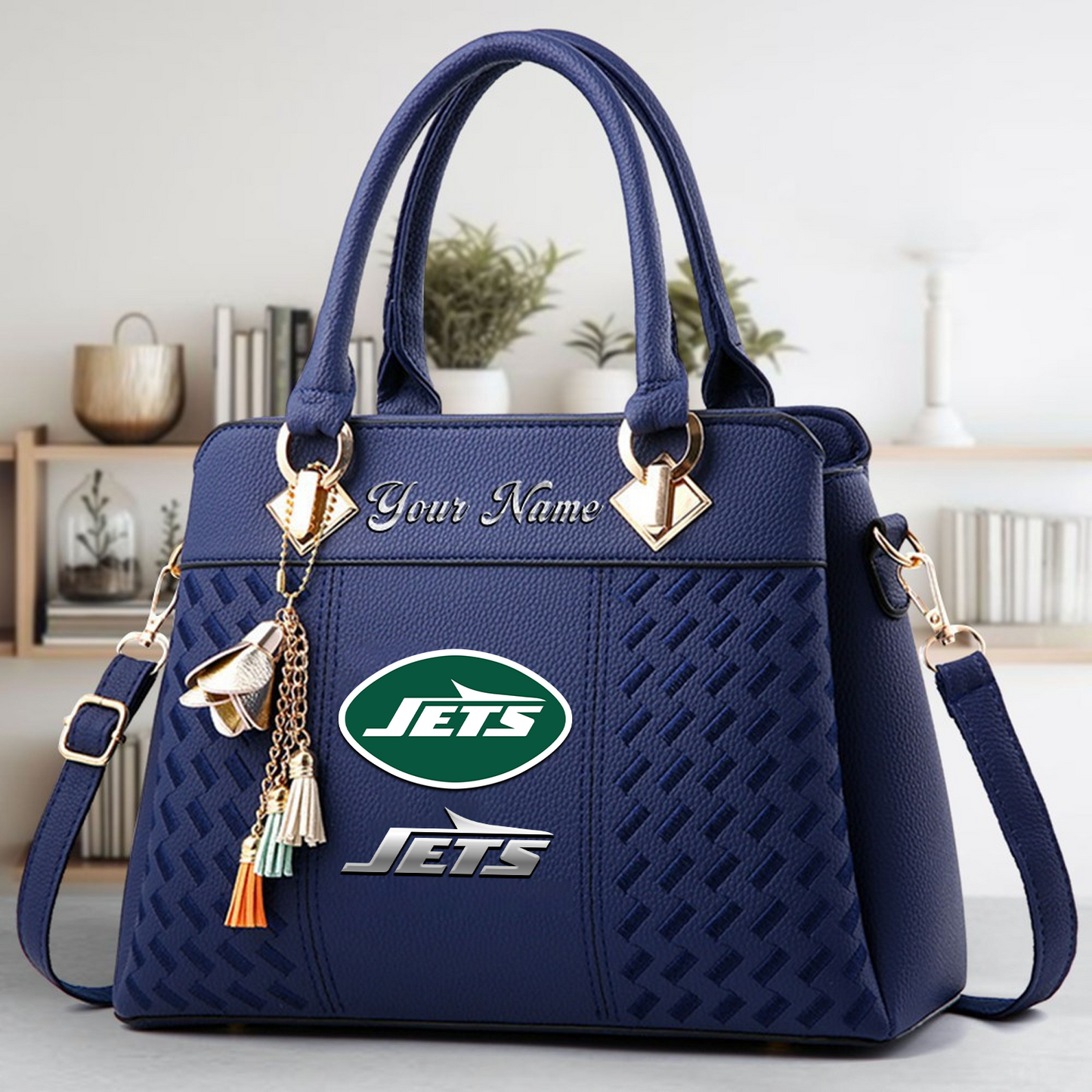 NYJ x NFL Leather Bag DATND TANTD