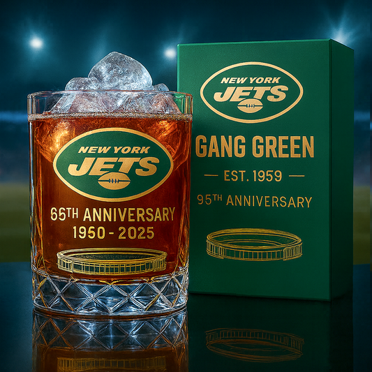 NYJ x NFL Limited Edition Whiskey Glass DatND DVT