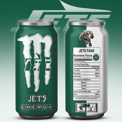 NYJ x NFL Monster Energy Tumbler Gift for Fans DATND TANTD