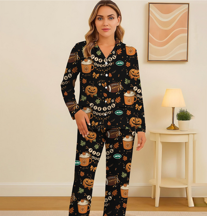 NYJ x NFL Tis The Season Pajama Set DDT HLP