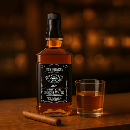 NYJ x NFL Whiskey For True Fans Only DATND TANTD