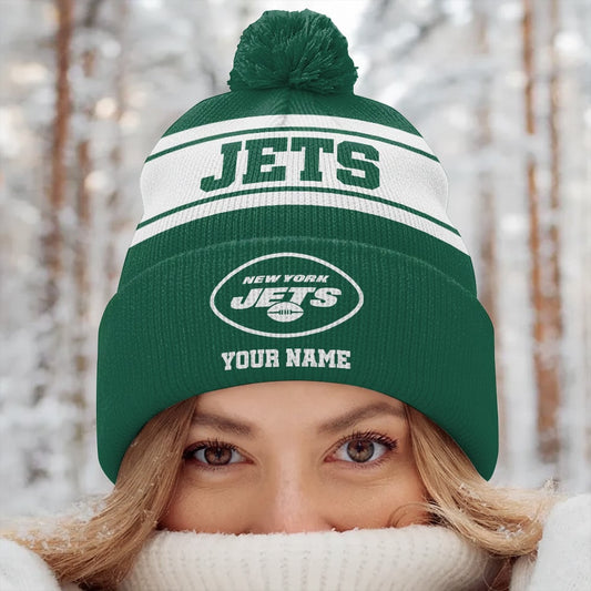NYJ x NFL Woolen Beanie Hat Aldult And Kid DatND DVT