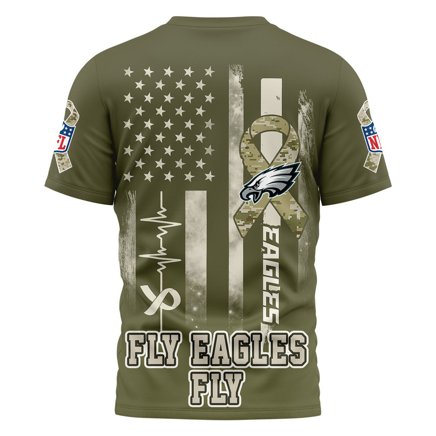 PE Premium NFL Salute to Service Camo 3D Shirt DDT CTND