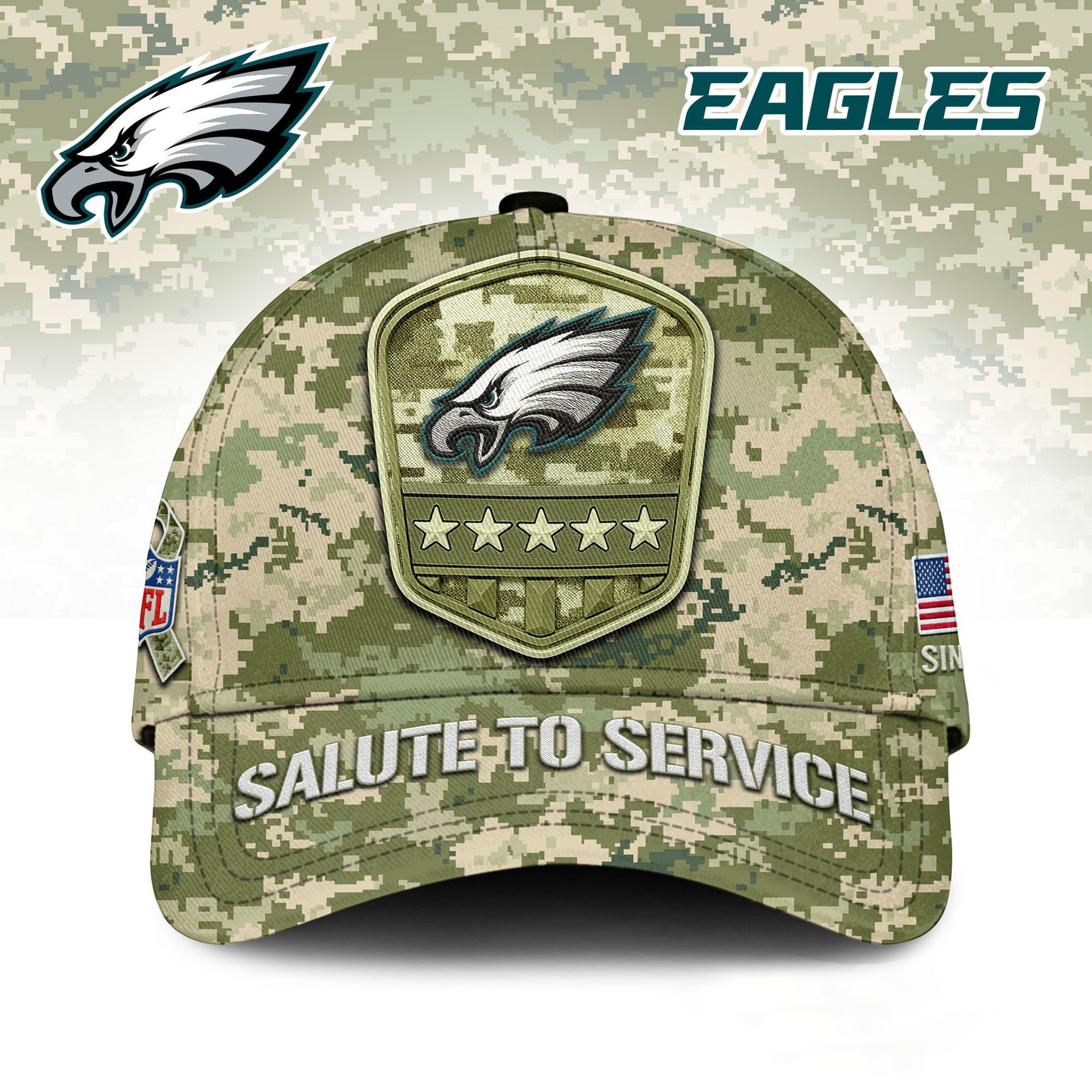 PE Premium NFL Salute To Service Classic Cap DDT  NTL