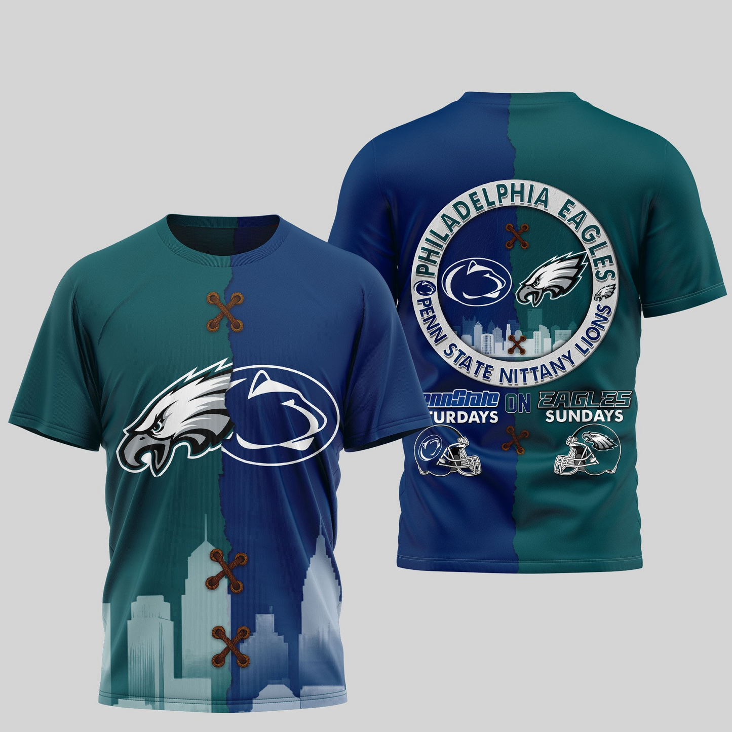 PE Premium NFL x NCAA 3D T-shirt DDT NTL