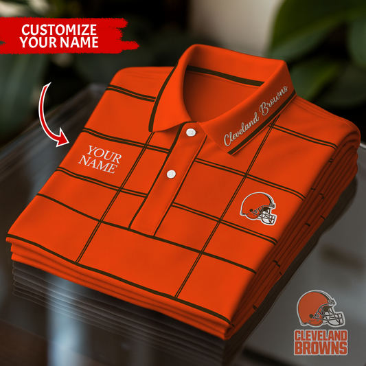 Personalized CLE Premium NFL Polo Shirt DDT NTL
