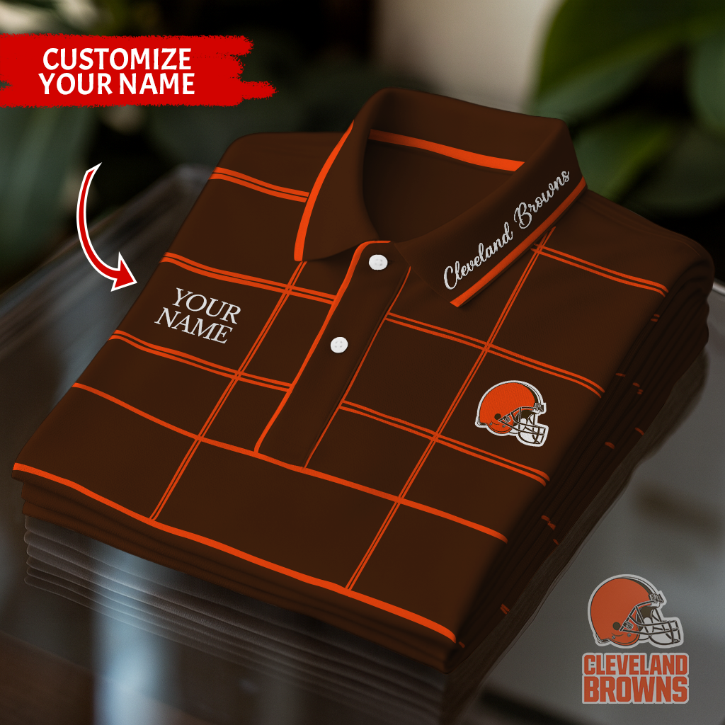 Personalized CLE Premium NFL Polo Shirt DDT NTL