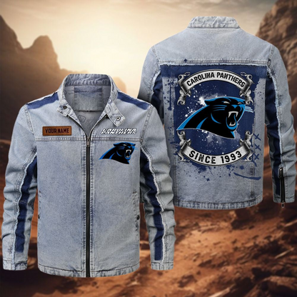 Personalized CP Premium NFL Street Scar Denim Jacket DDT CTND