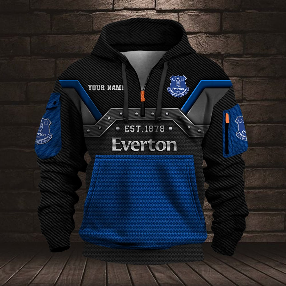 Personalized EVE Premium EPL Half Zip Heavy Hoodie DDT NTL