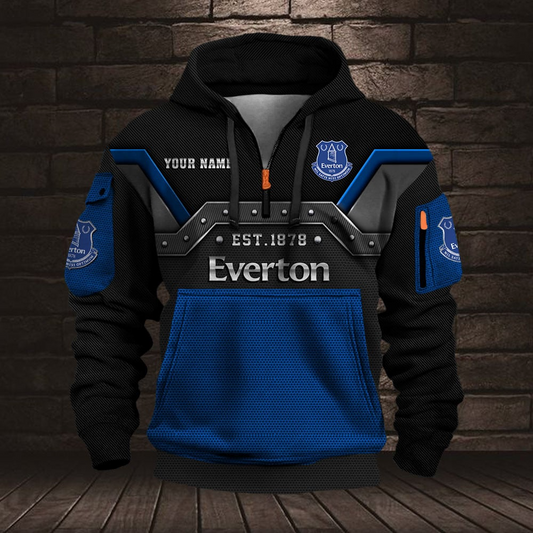 Personalized EVE Premium EPL Half Zip Heavy Hoodie DDT NTL
