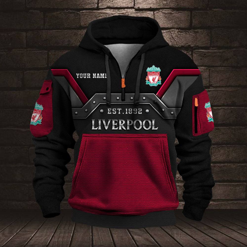 Personalized LIV Premium EPL Half Zip Heavy Hoodie DDT NTL