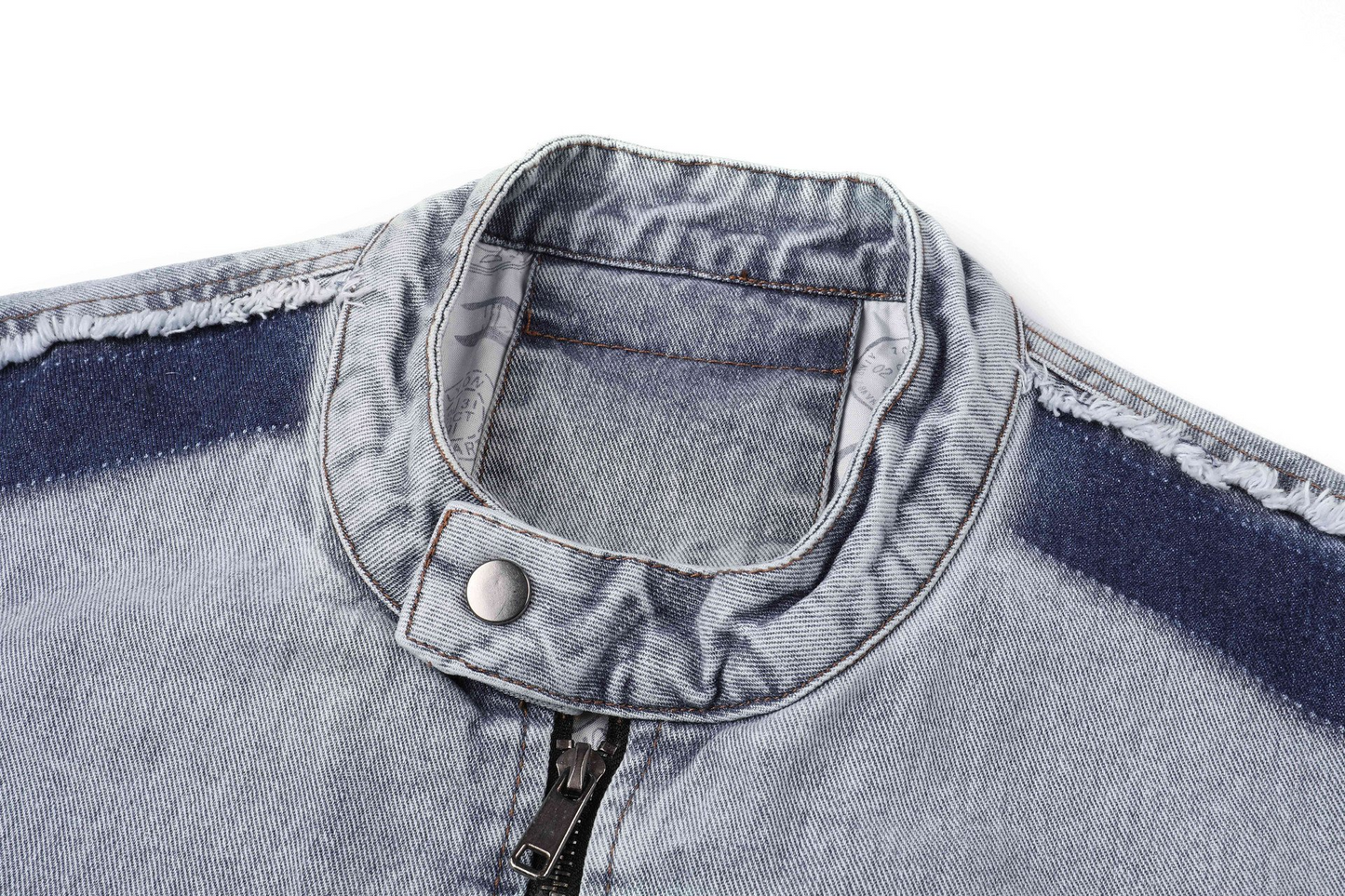 Personalized MD Premium NFL Street Scar Denim Jacket DDT CTND