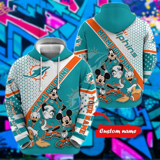 Personalized MD x NFL Character Cartoon Movie Unisex Hoodie DDT CTND