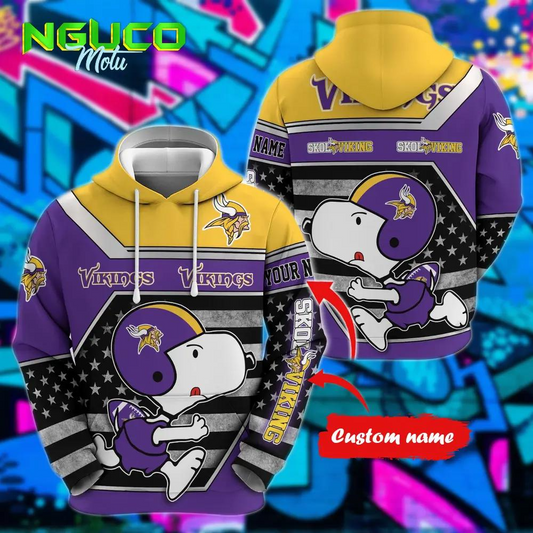 Personalized NFL MV x SNP Unisex Hoodie DDT NTL