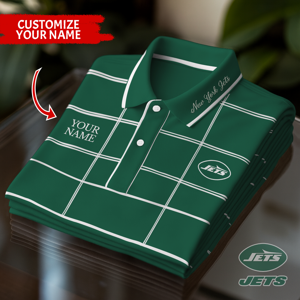 Personalized NYJ Premium NFL Polo Shirt DDT NTL