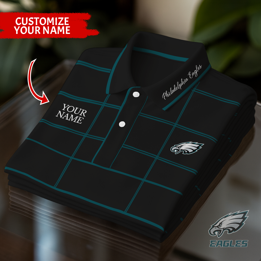 Personalized PE Premium NFL Polo Shirt DDT NTL