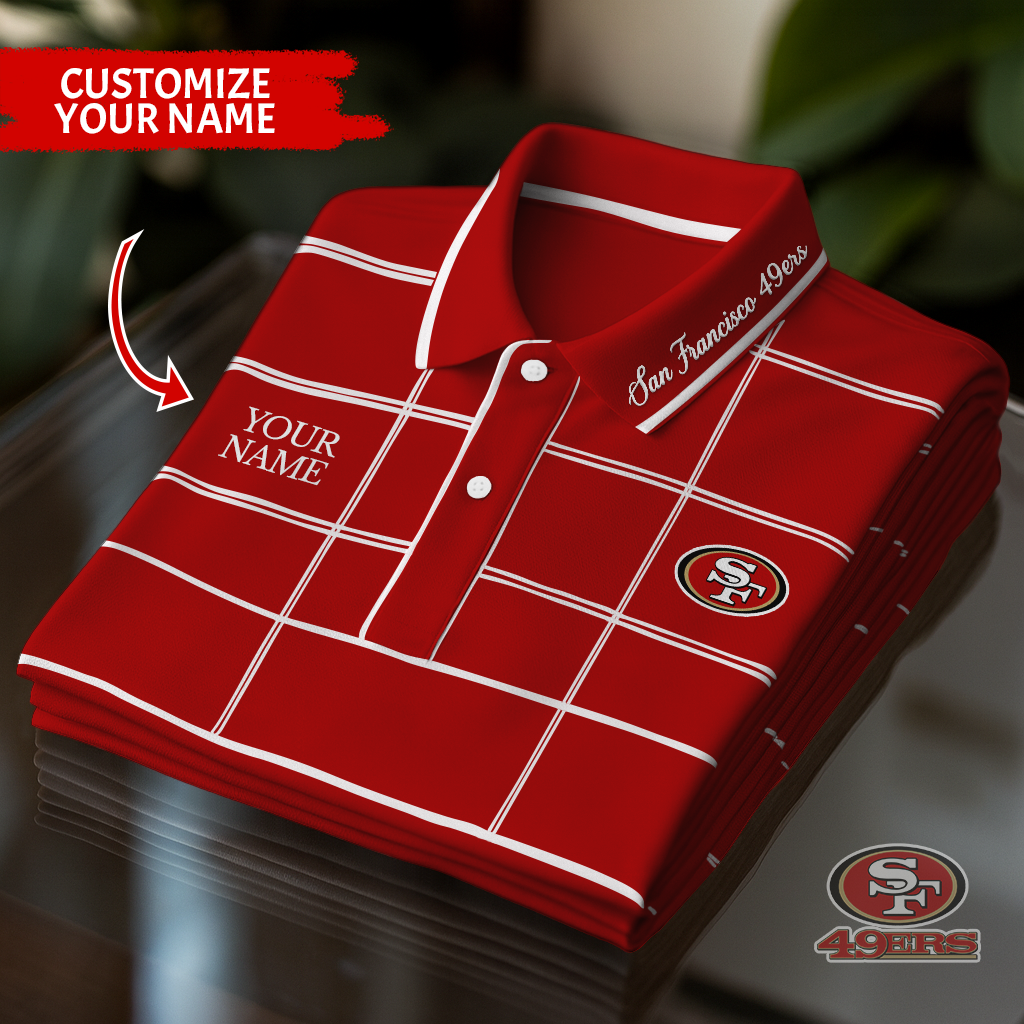 Personalized SF49 Premium NFL Polo Shirt DDT NTL