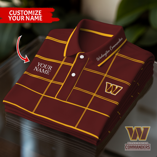 Personalized WC Premium NFL Polo Shirt DDT NTL