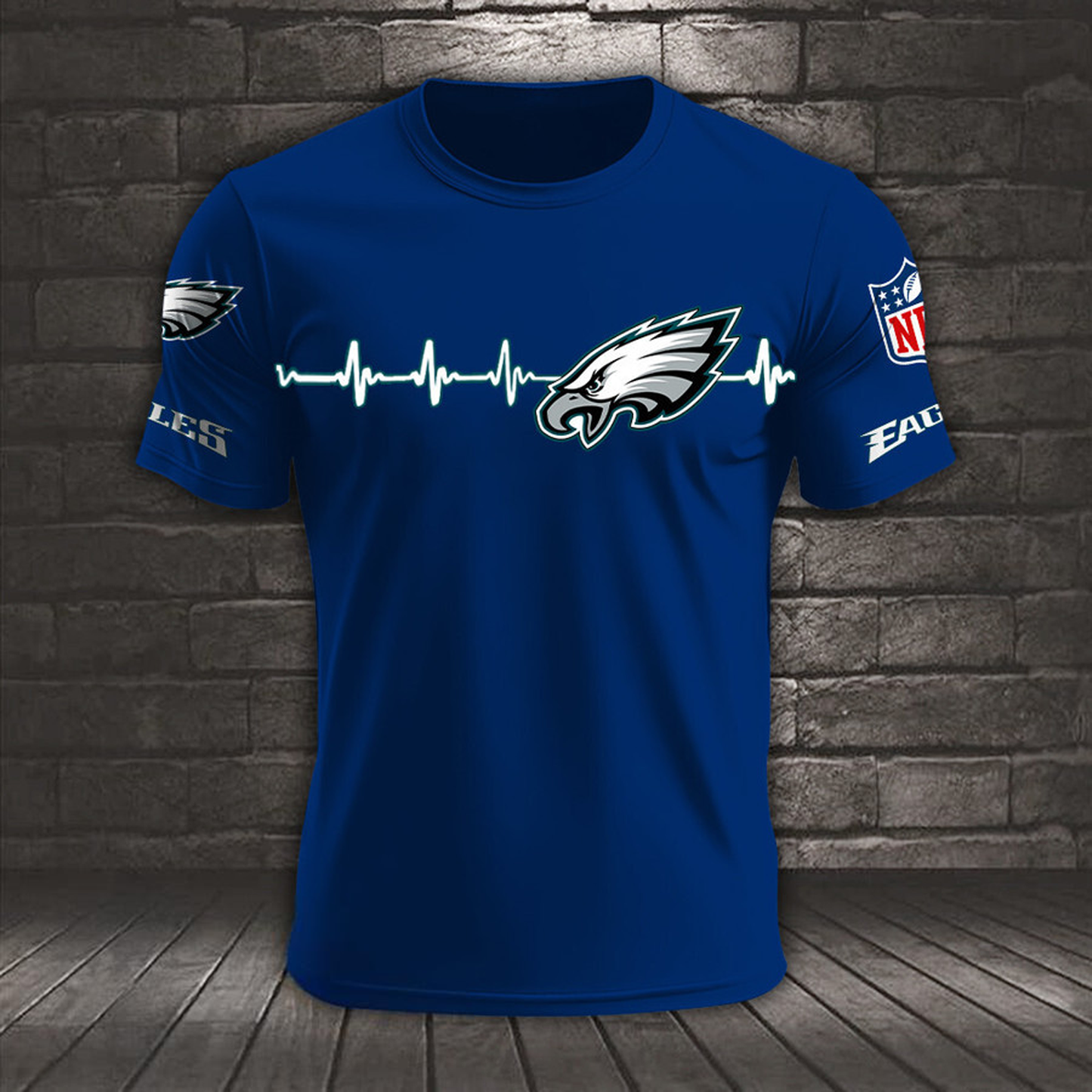PHI x NFL Heart Rate Map Special 3D Shirt DatND ThuongNH