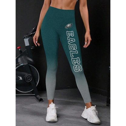 PHI x NFL High Waist Push Up Printed Leggings DATND TANTD