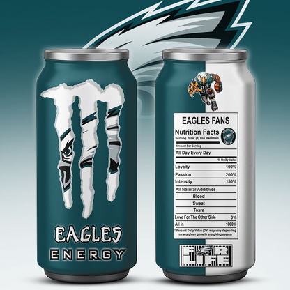 PHI x NFL Monster Energy Tumbler Gift for Fans DATND TANTD