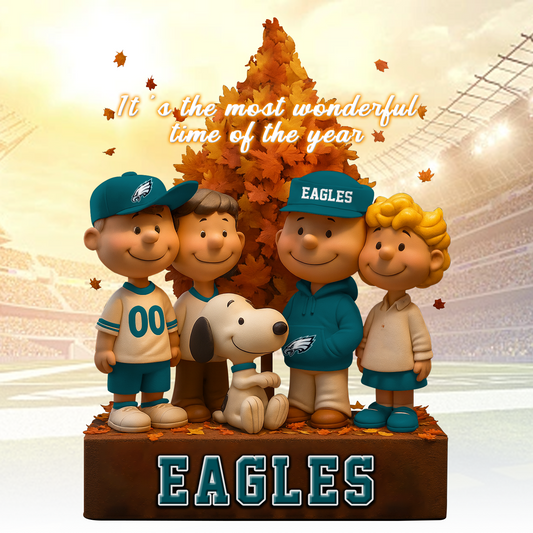 PHI x NFL Premium Acrylic Block Peanuts DATND TANTD 120825