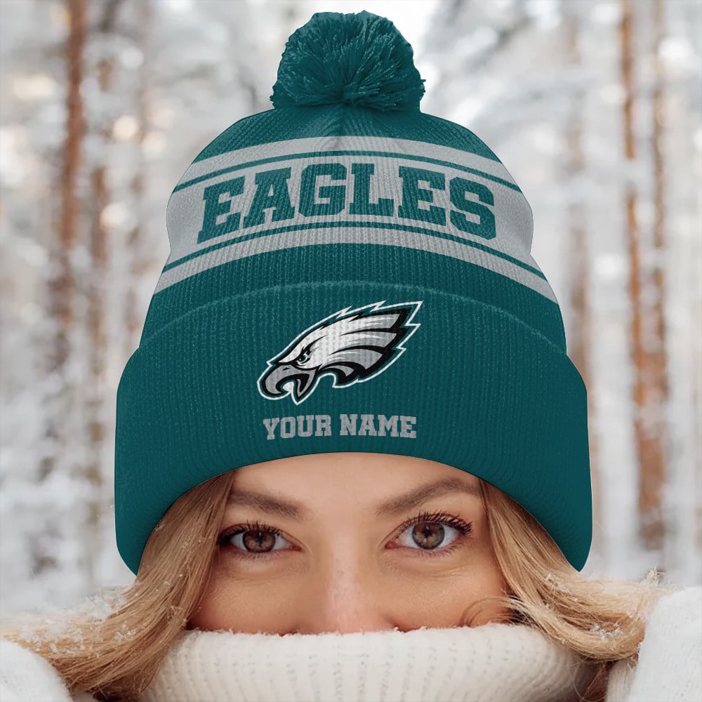 PHI x NFL Woolen Beanie Hat Aldult And Kid DatND DVT