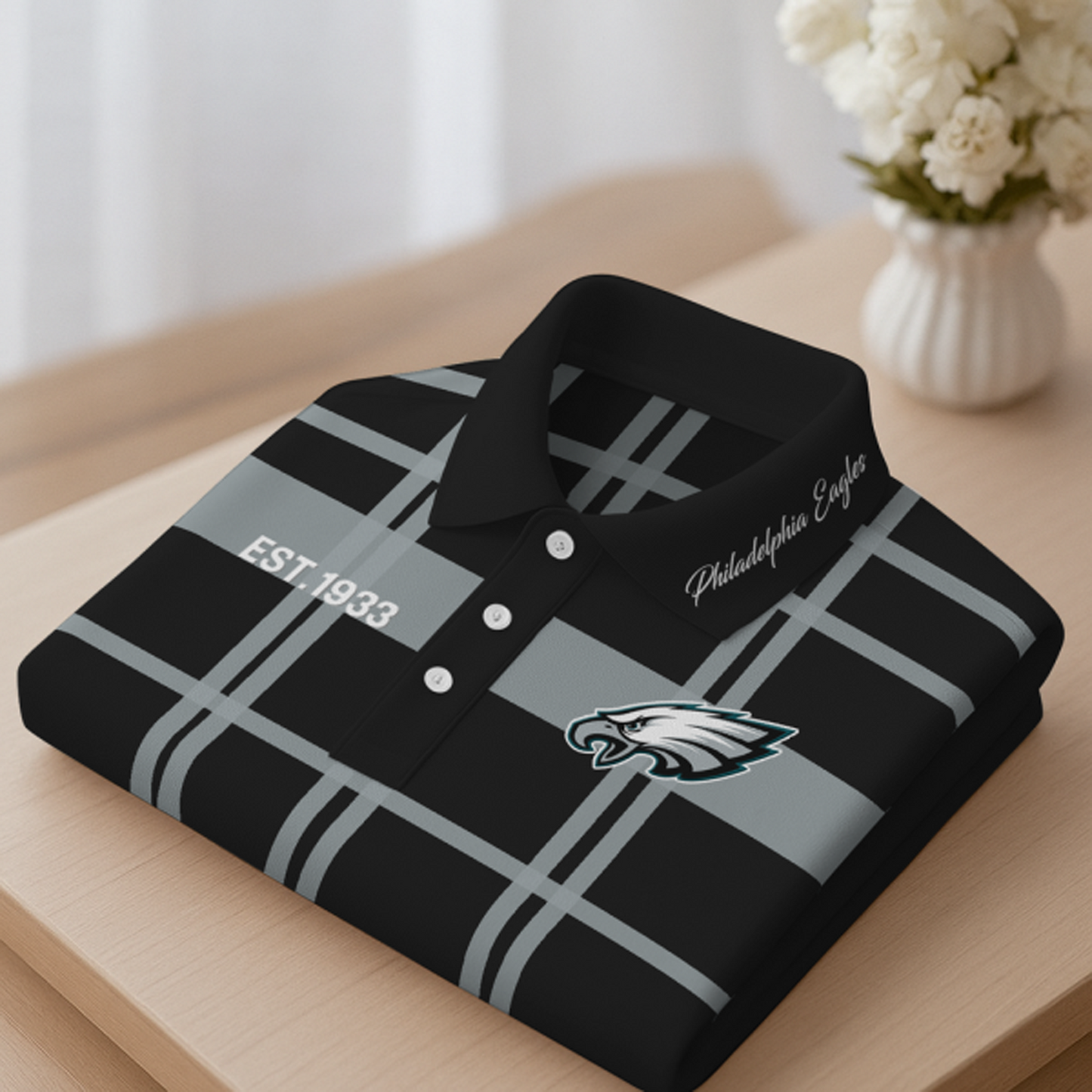 PHI X Premium NFL New Polo Long Sleeve V1 NAK NHT