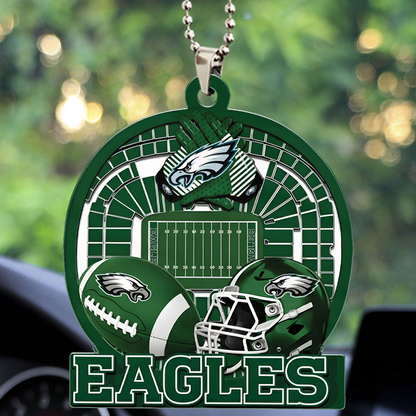 PHILADELPHIA EAGLES ORNAMENT CAR NDT