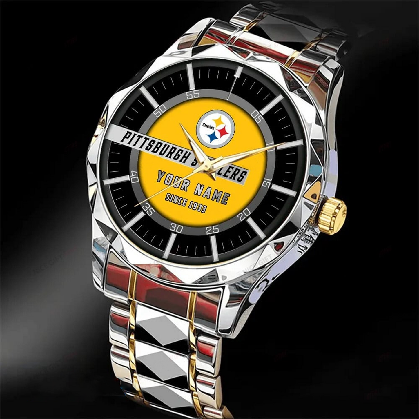 PIT x NFL Alloy Luxury Quartz Custom Watch V1 DATND TANTD