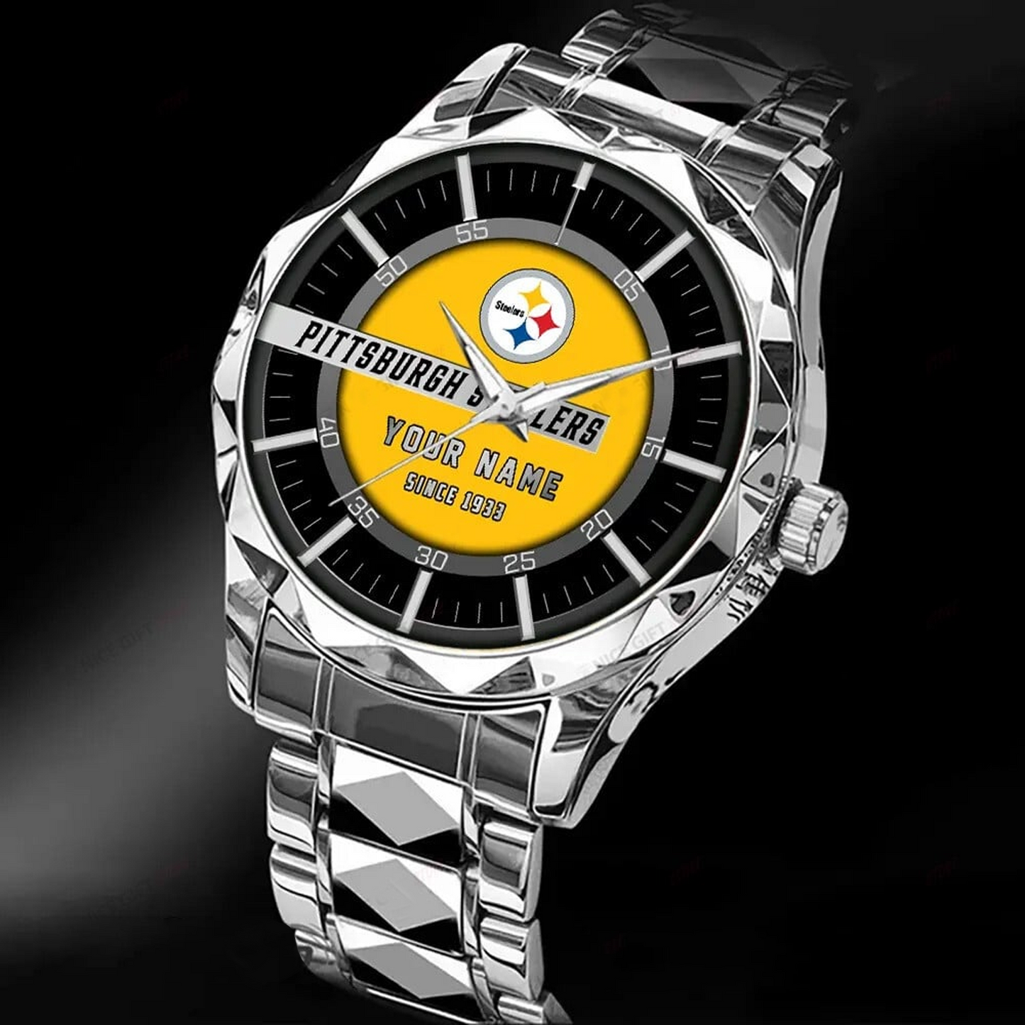 PIT x NFL Alloy Luxury Quartz Custom Watch V1 DATND TANTD