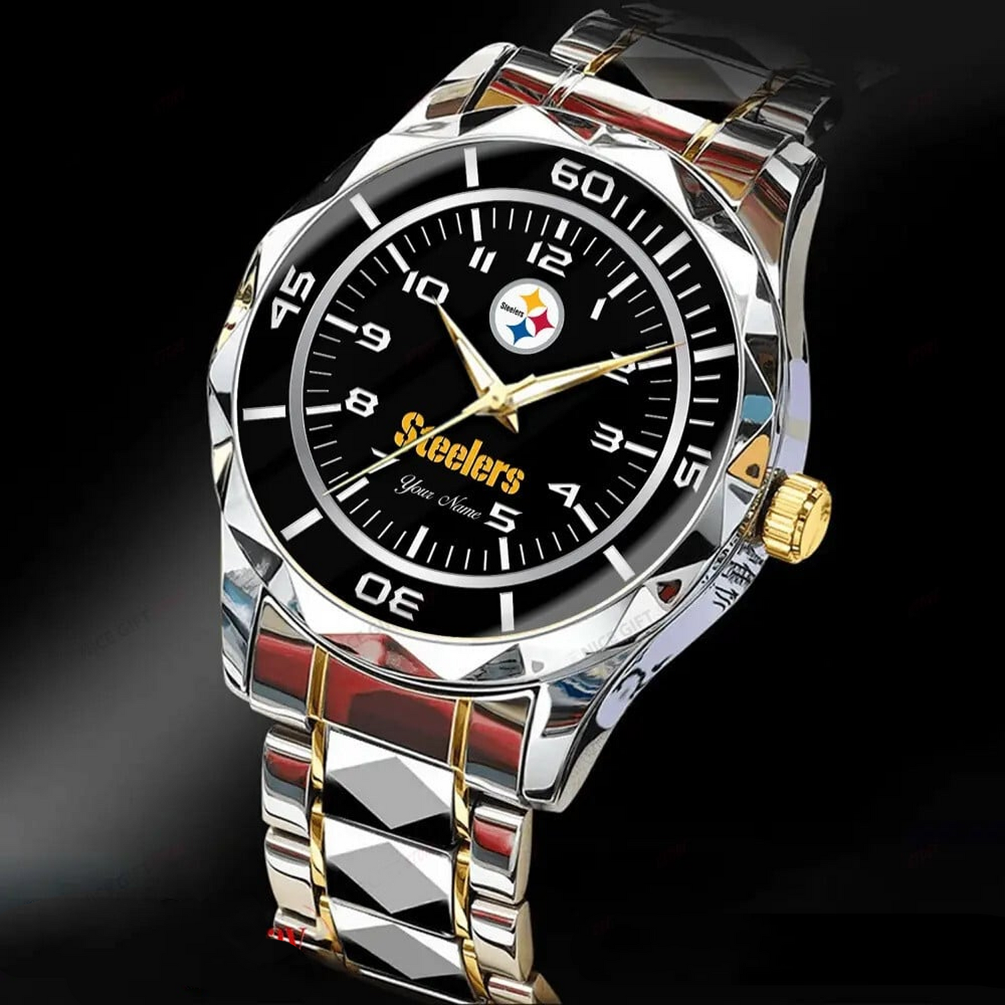 PIT x NFL Alloy Luxury Quartz Custom Watch V4 DATND TANTD