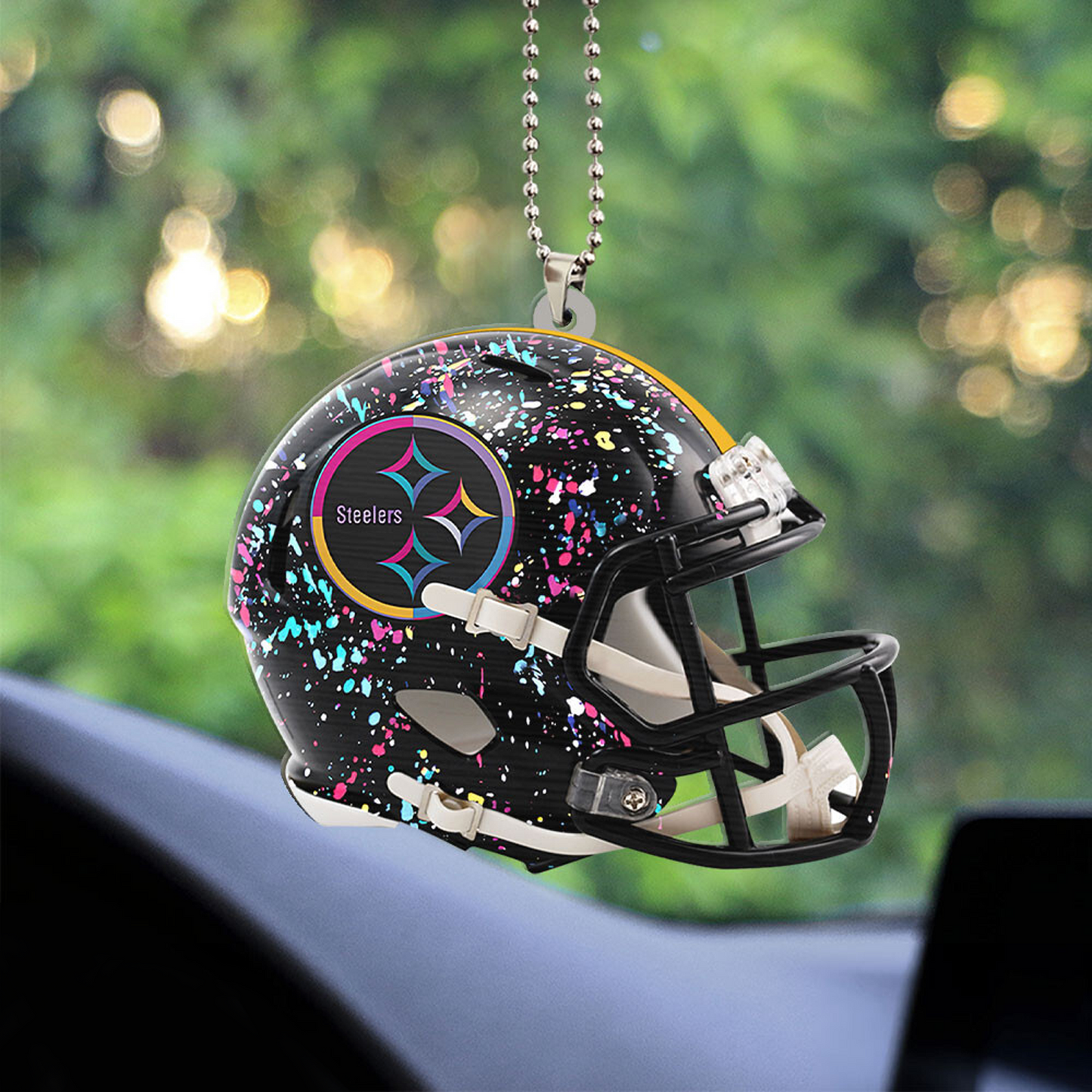 PIT x NFL Custom Shape 2-sided Car Ornament DATND TANTD