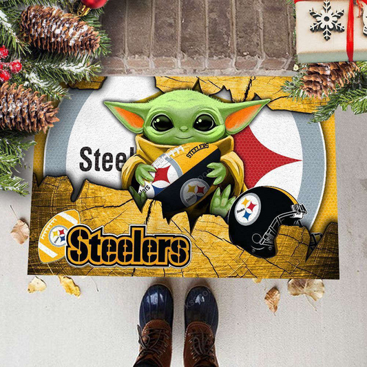 PIT x NFL Doormat, Best Gift For Home Decor NDT TDT