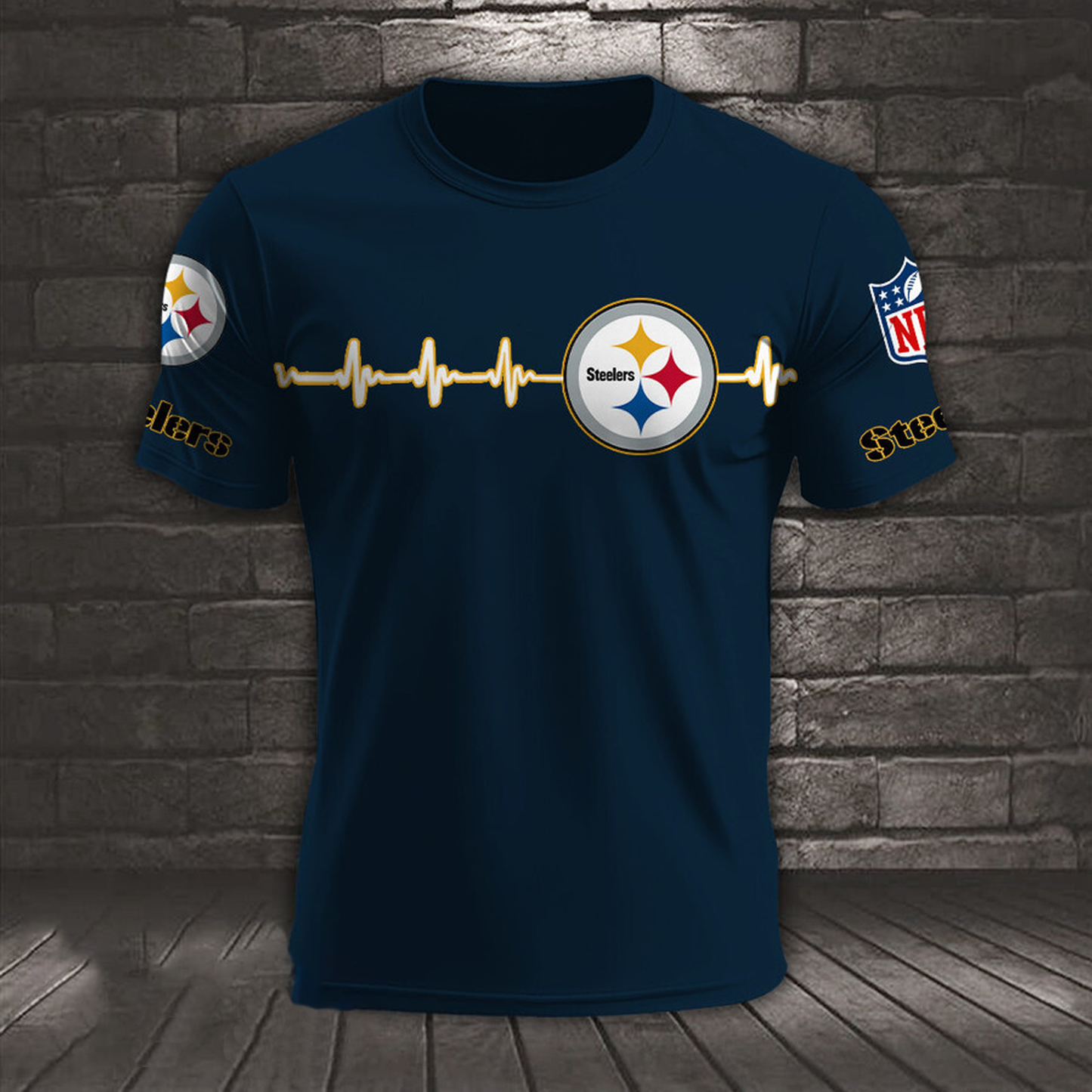 PIT x NFL Heart Rate Map Special 3D Shirt DatND ThuongNH