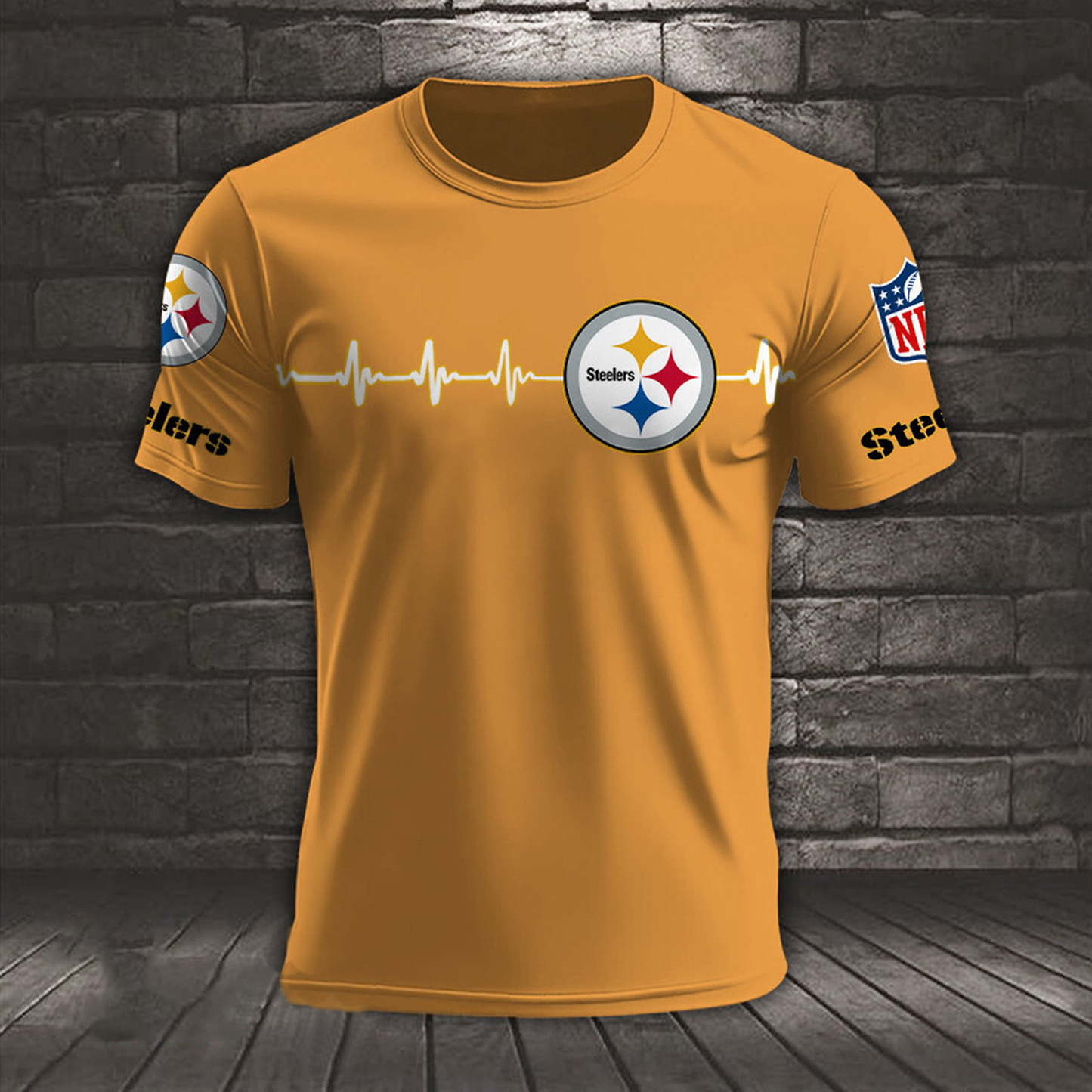 PIT x NFL Heart Rate Map Special 3D Shirt DatND ThuongNH
