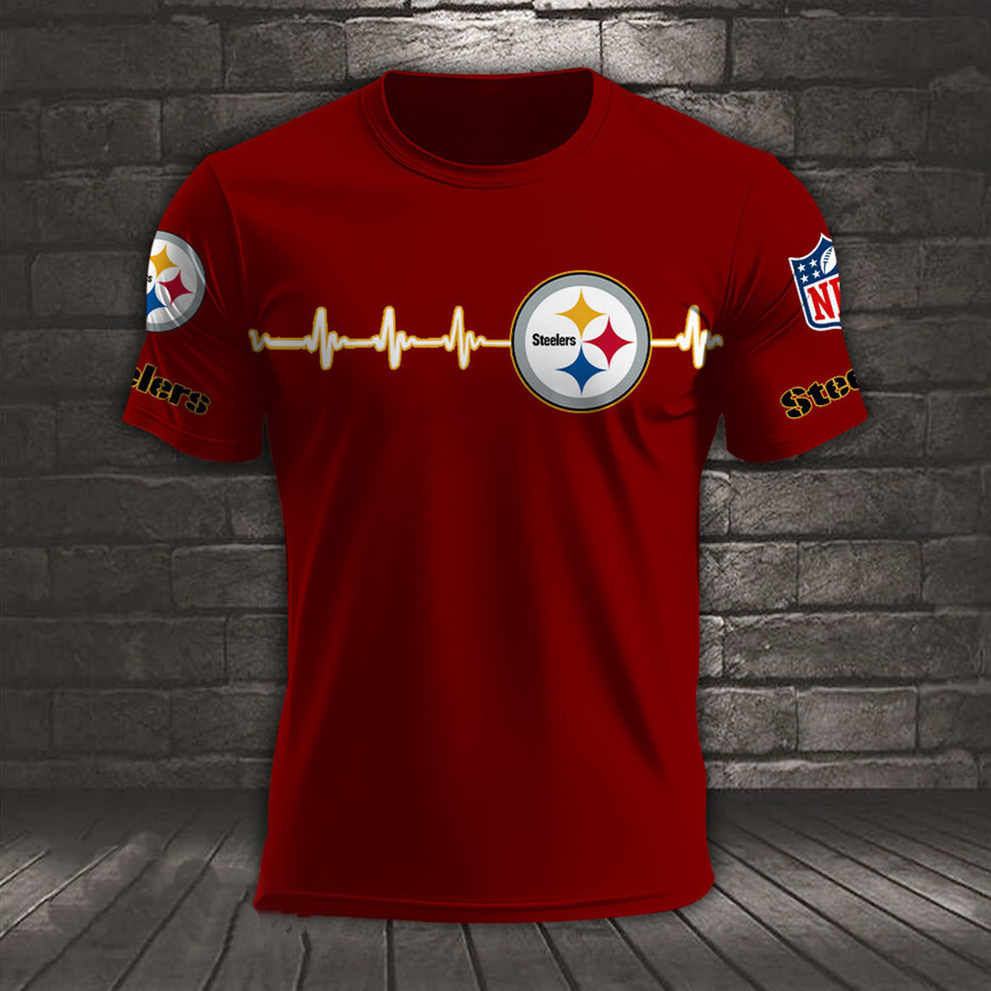 PIT x NFL Heart Rate Map Special 3D Shirt DatND ThuongNH