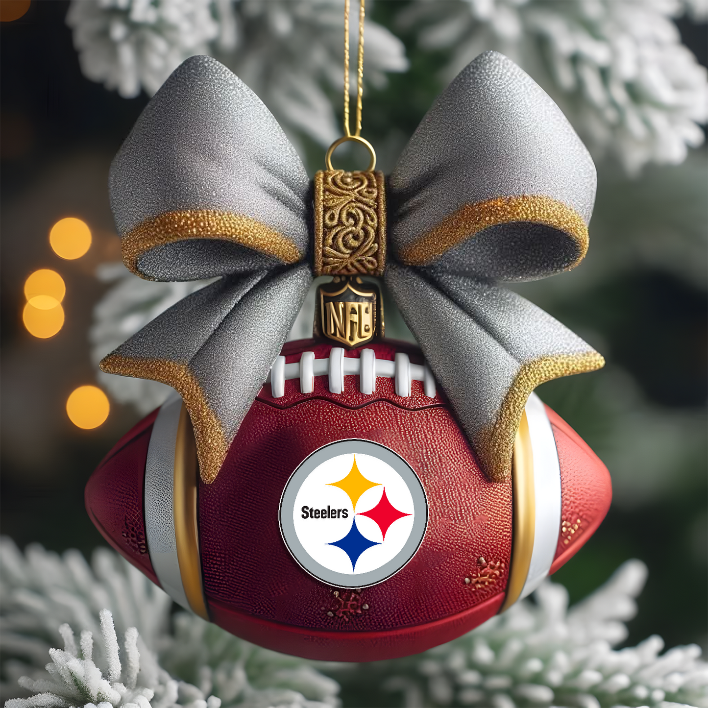 PIT X NFL Holiday Ornament 2025 - Spirit of the Game V1 NAK NHT
