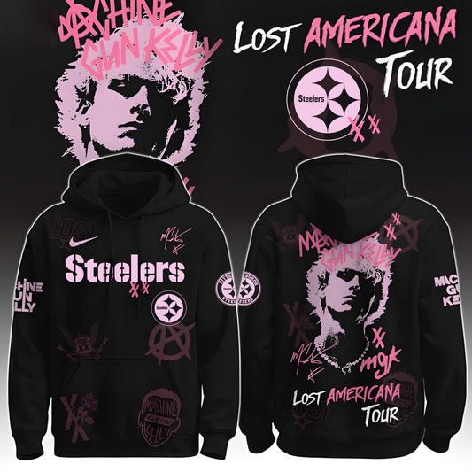 PIT X NFL MGK Lost Americana Tour 2025 Machine Gun Kelly Hoodie T-Shirt NAK THUONGNH