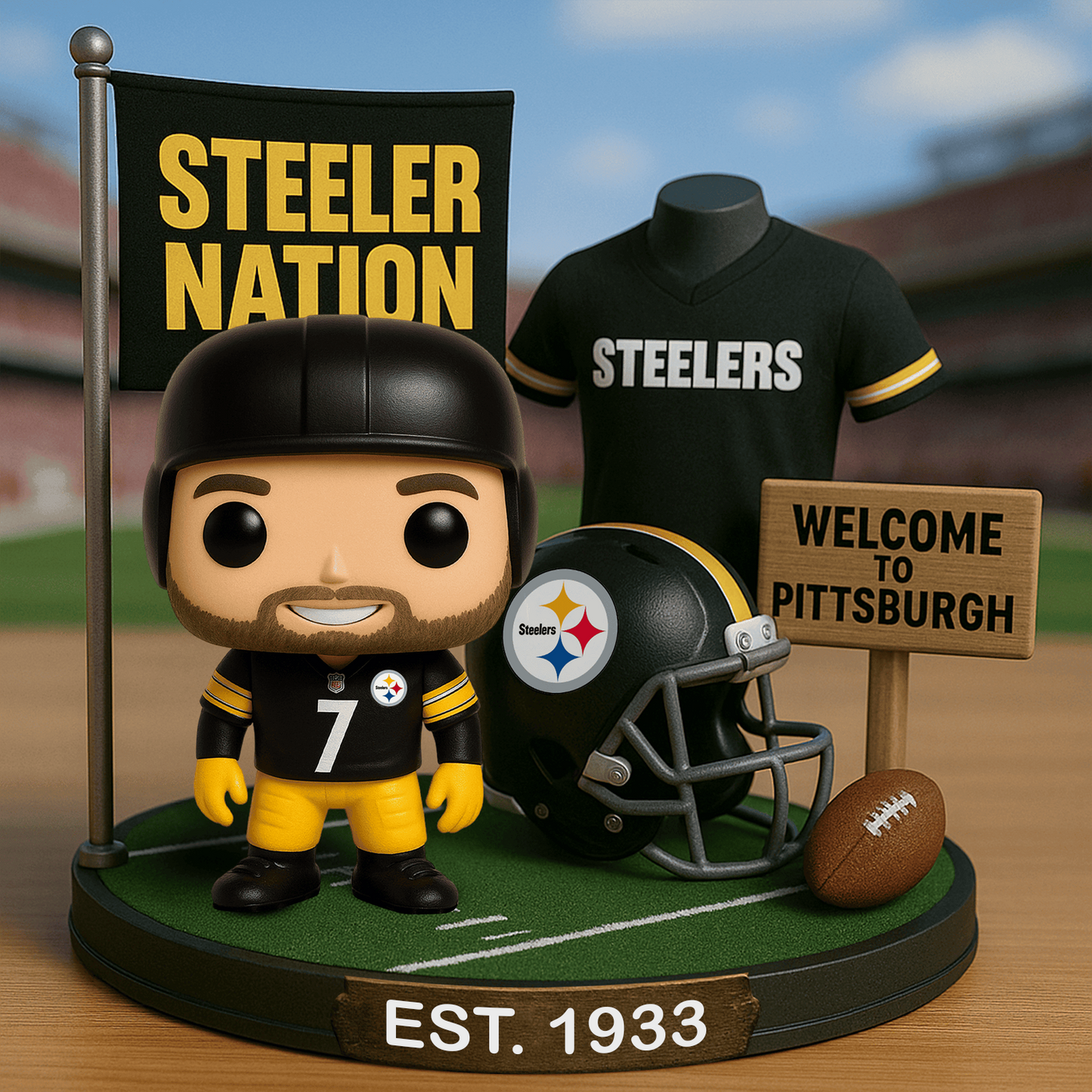 PIT x NFL Premium Commemorative Figure DatND DVT