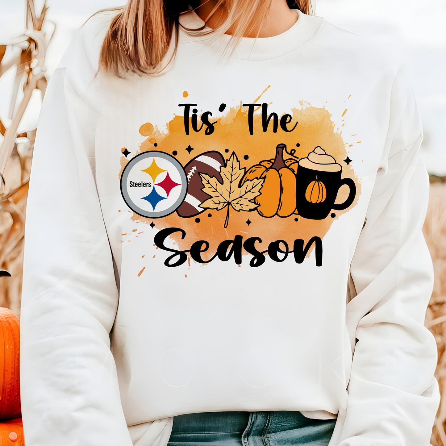 PIT x NFL Tis' The SeaSon Sweatshirt DatND DVT