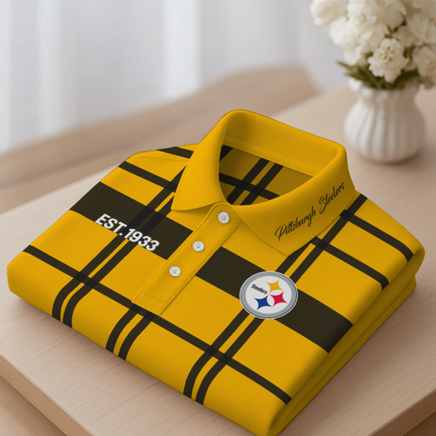 PIT X Premium NFL New Polo Long Sleeve V1 NAK NHT