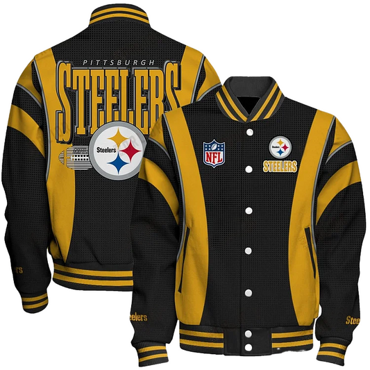 Pittsburgh Steelers Football Team 2024- 25 Shining Star Unisex Varsity Jacket DDT 171025 HLPHUONG