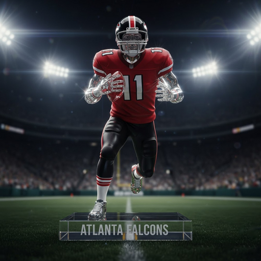 Premium ATL x NFL Crystal Style Desktop Ornament DatND DVT