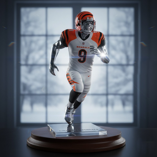 Premium CIN x NFL Crystal Style Desktop Ornament DatND DVT